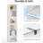 70.9-Inch Tall Narrow Corner Bookcase, 6-Tier Cube Display Shelf For Small Spaces, White Storage Organizer With Durable Construction