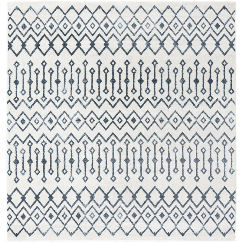 Moroccan Indoor Rug, Square 7'10"