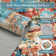 Abstract Machine Washable Rug with Rubber Backing for Living Room Modern Non-Slip Dining Room Rug Easy-Cleaning Floor Carpet for Bedroom Hallway Kitchen