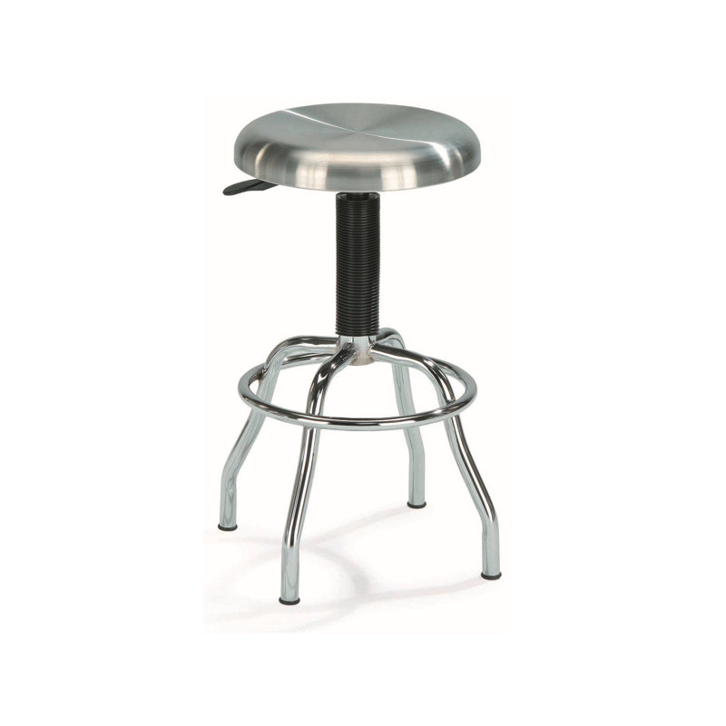 Ensemble de 1 tabouret de travail réglable en acier inoxydable