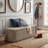 51.4" Enlarged Plush Teddy Chenille Upholstered Storage Ottoman Bench, No Assembly Required-1921034323