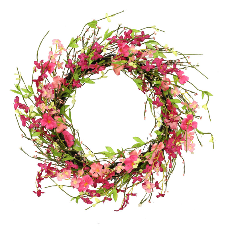 Couronne de jasmin artificielle 24 po