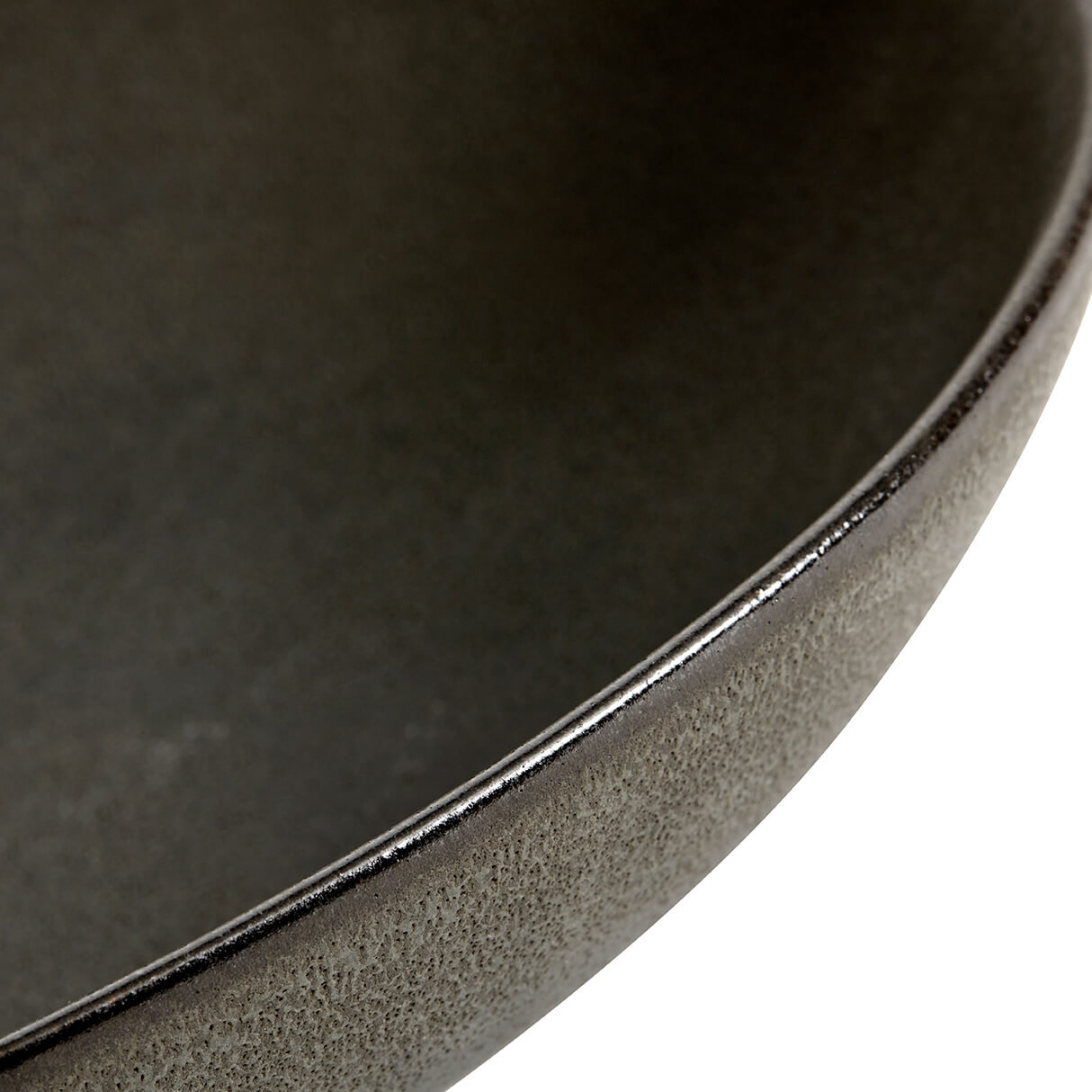 Ceramic Serving Bowl, Coffee
