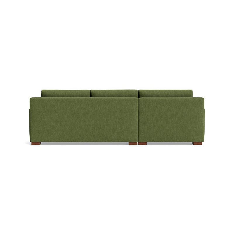 Catalina Chaise Sectional, Performance Weave - Basil, Left Hand Facing
