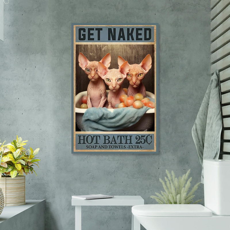 Impression sur toile, "Sphynx", H 36 po x l 24 po x P 1,25 po