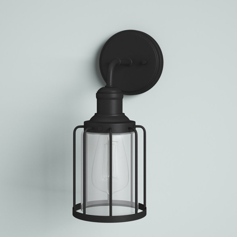 Leyden Steel Armed Sconce