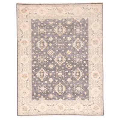 Tapis gris Jules Sultane 8 pi 0 po x 9 pi 11 po
