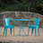 Charming 3-Piece Metal Bistro Set-1987355847
