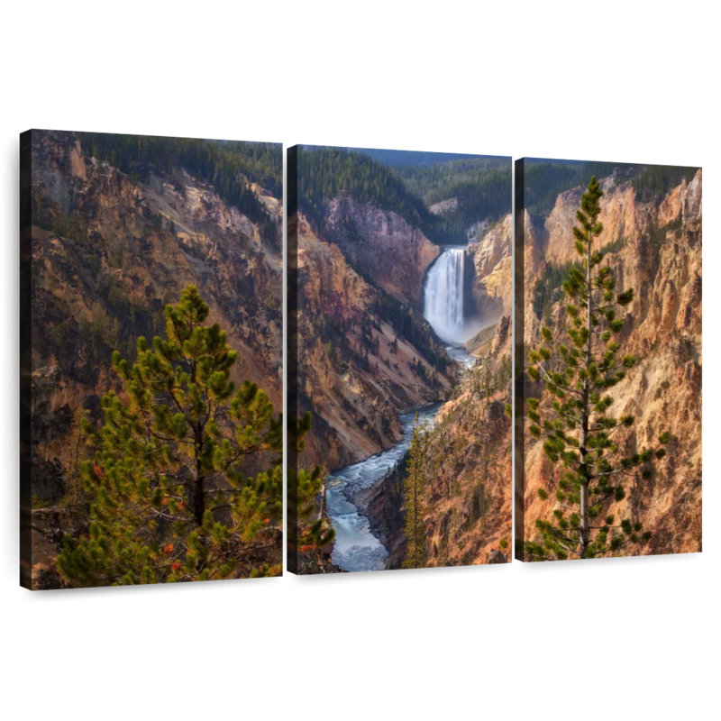 Alvord Great Yellowstone River, H 32 po x l 50 po