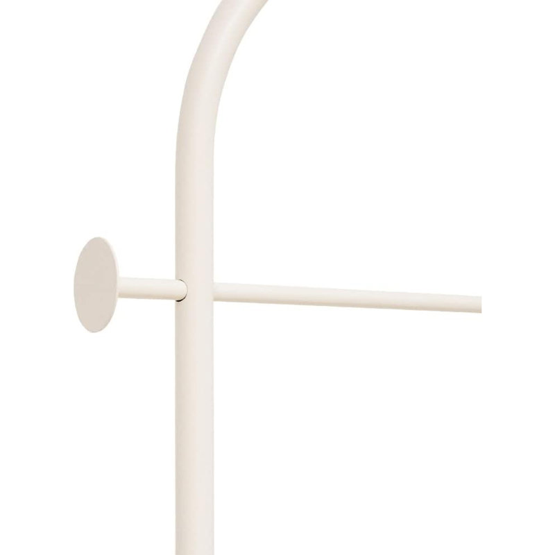 Heavy Duty Modern Coat Rack Stand with Marble Base, Beige