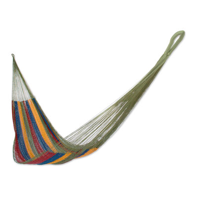 Hamac de camping tropical wind handwoven Ryegate