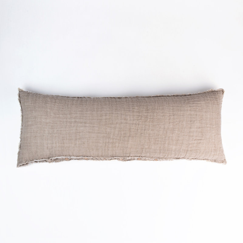 Linen Lumbar Pillow Cover & Insert