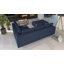 Corner Sofa And Footstool with Wooden Legs In Scandinavian Style Knutsford-58350952-58350951