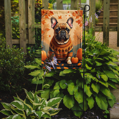 Drapeau de jardin double en polyester H 15,5 po x l 11,25 po