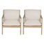 Chaises longues avec coussins Yusuf