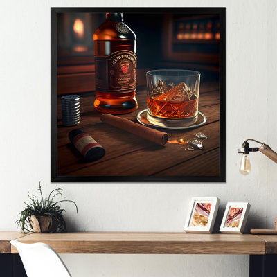 Al alcool avec cigares III - reproduction sur toile