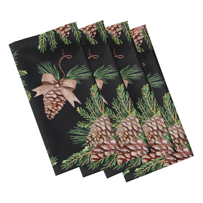 Kordell Polyester Floral Square Napkin