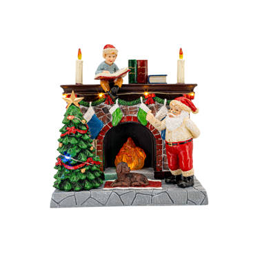 11.5H, 13.5H and 15.5H Wooden Tree Block Set of 3, Christmas Decor; Multicolored The Holiday Aisle