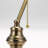 Retro Glass Brass Base Bankers Desk Lamp with Pull Chain Switch-1406267072