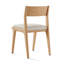 Chaise Valencia Lucrezia en bois, chêne blanc