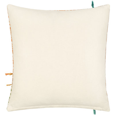 Cotton blend Throw Square Pillow
