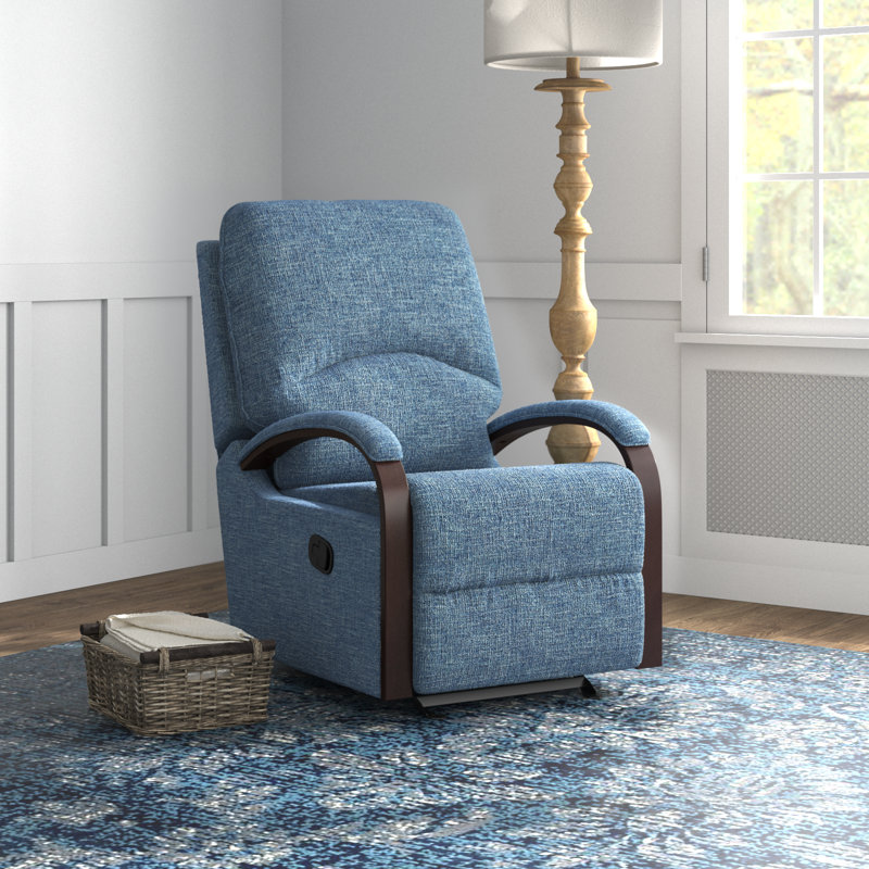 Fauteuil inclinable et berçant Ringler l 27,2 po, Polyester marine