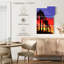 Alvord Palm Tree Sunset Illustration-108592709