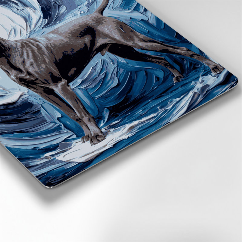 Chiens, art mural gris Weimaraner
