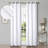 Modern Linen Inspired Classic Solid 100% Polyester Room Darkening Curtain Panel-430080450-472784740