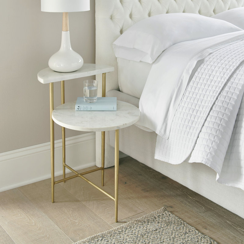 Table de bout en marbre