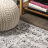 Merza Ornate Geometric Medallion Dark Gray Rug-1885836709