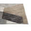Tapis géométrique gris 8 x 10, largeur 91,29 po, profondeur 8 x 10 120 po, hauteur 94 x 121 po, hauteur 0,25