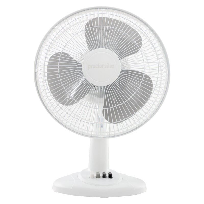 Ventilateur de table oscillant 12 pouces 40w blanc Proctor Silex