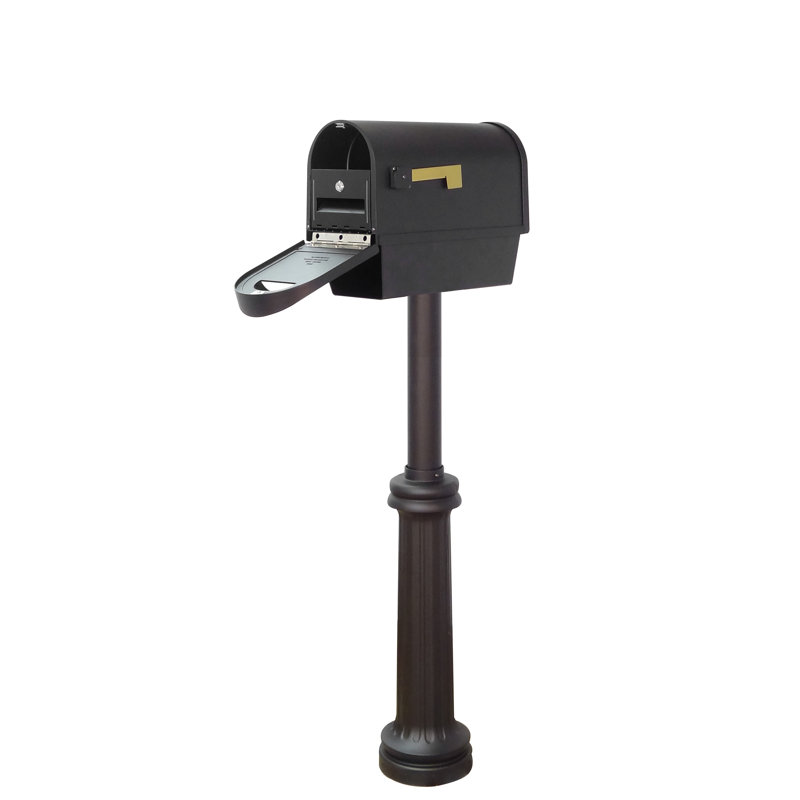 Boîte aux lettres verrouillable avec poteau inclus trottoir Classic