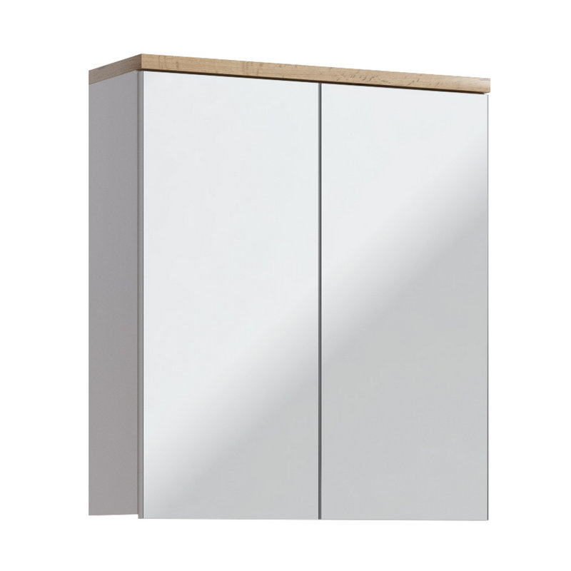 Carlos 600mm W 700mm H Surface Frameless Medicine Cabinet Mirror Adjustable