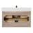 Cristo 36'' Wall Mounted Single Bathroom Vanity with Quartz Top-43729362
