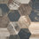 Gaugin Hex 9" x 10" Porcelain Wood Look Wall & Floor Tile