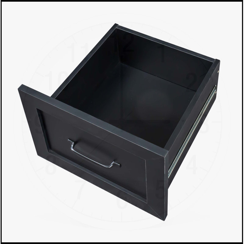 Bureau d'ordinateur avec huche, rangement spacieux et surface de travail spacieuse pour la vie moderne, Noir