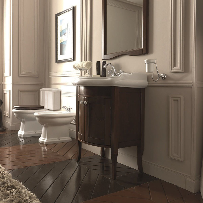 Ensemble de meuble-lavabo simple 27,2 po Kerasan, Centres de 8 po