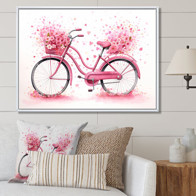 " Candy Cruise Pink Bicycle "