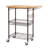 TRINITY PRO EcoStorage Kitchen Cart w/ Bamboo Top and Drop Leaf-42676548