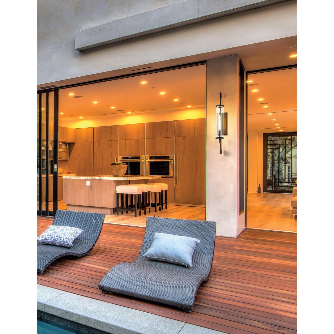 Park Slope Forged Iron 1 - Bulb Outdoor Armed Sconce Troy Lighting 