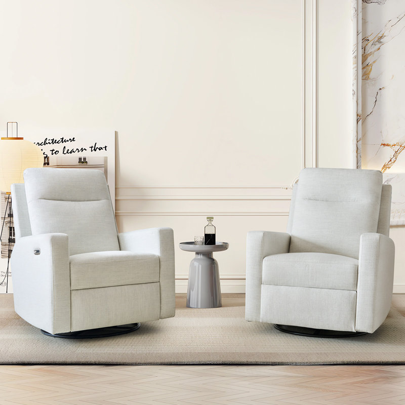 Fauteuil inclinable Riverdale, Lin beige