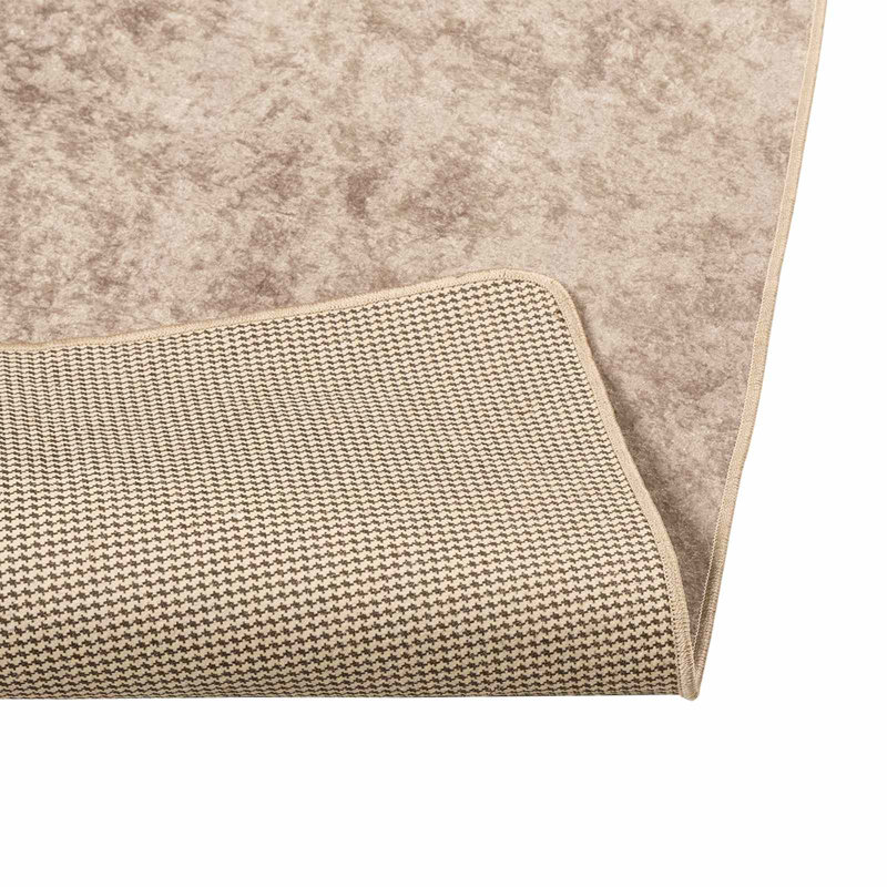 Machine Tufted Area Rug, Beige, Square 100cm