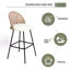 Tabouret de bar et de comptoir rembourré-1699833158
