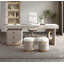 Bureau italien de luxe en pierre frittée avec tiroirs Italian Light-78411776