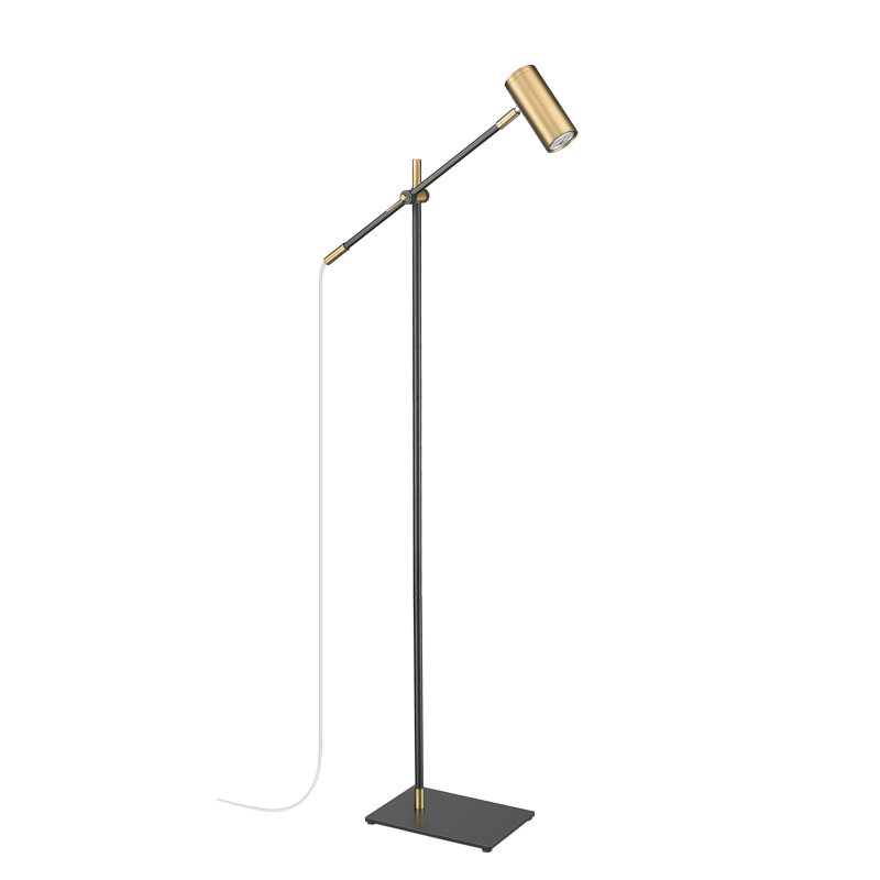 Lampe de travail sur pied 48,25 po Mabery, Vieux laiton