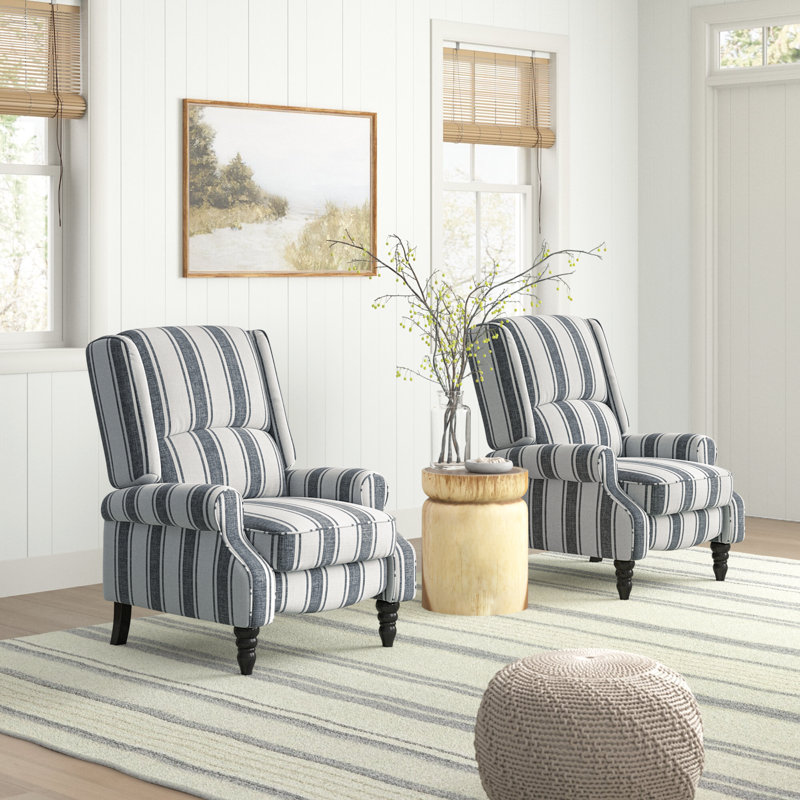 Fauteuil inclinable standard Brody de 31 po de largeur, Rayure noire