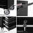 Metal 7 Rolling Organizer - Tool Chest For Work Shop, Garage Black Box Cabinet Container Heavy Duty