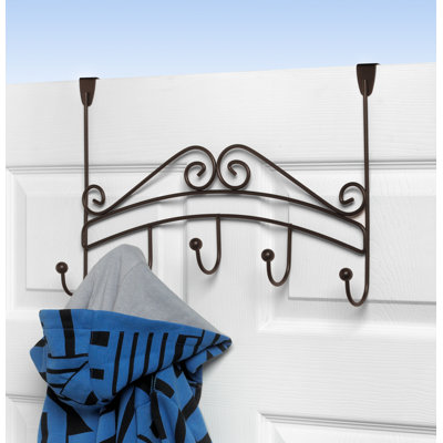 Yorkshire Metal Over-the-Door Coat Rack